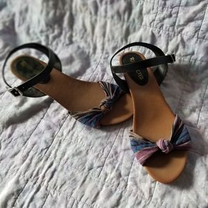 Cute multicoloured sandals